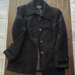 Black Button-Up Coat